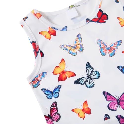 BFUSTYLE Girls Dress Sleeveless Casual Floral Sundress for Girl 4-15 Years3