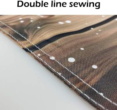 Miniatura 5 de Bandera decorativa de copo de nieve de invierno con monograma W de bienvenida para jardín, letra inicial, decoración de nieve, para exterior, 12.5 x