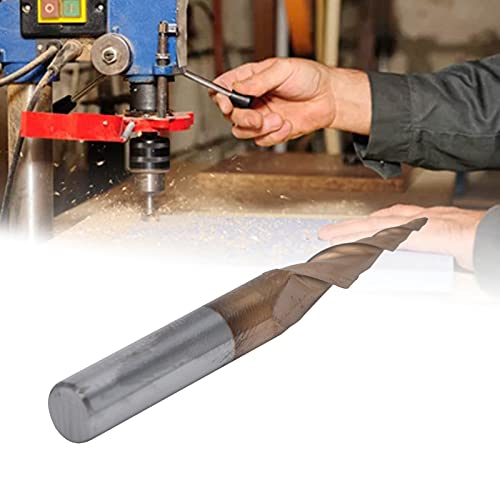 1 Pieza Juego de molino de extremo de carburo, CNC Fresa de Mango Recto Brocas 2 Flautas Cortador CNC de Punta Esférica para Corte, Fresado Final, Ranurado(R0.25x20x D6x50)