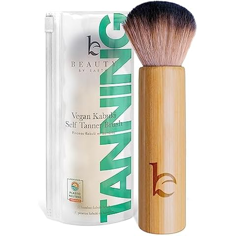 Bronzer Kabuki Brush with Soft Vegan Bristles Cover