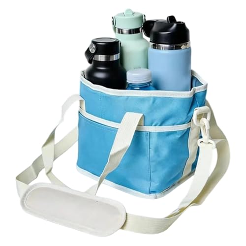 Transportadora de bebidas aislada e impermeable para llevar 4 tazas en tu coche 7