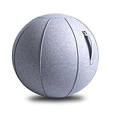 Vivora Luno - Sitting Ball Chair for Office and Home, Lightweight Self-Standing Ergonomic Posture Activating Exercise Ball Solution with Handle & Cover, Classroom & Yoga, Max