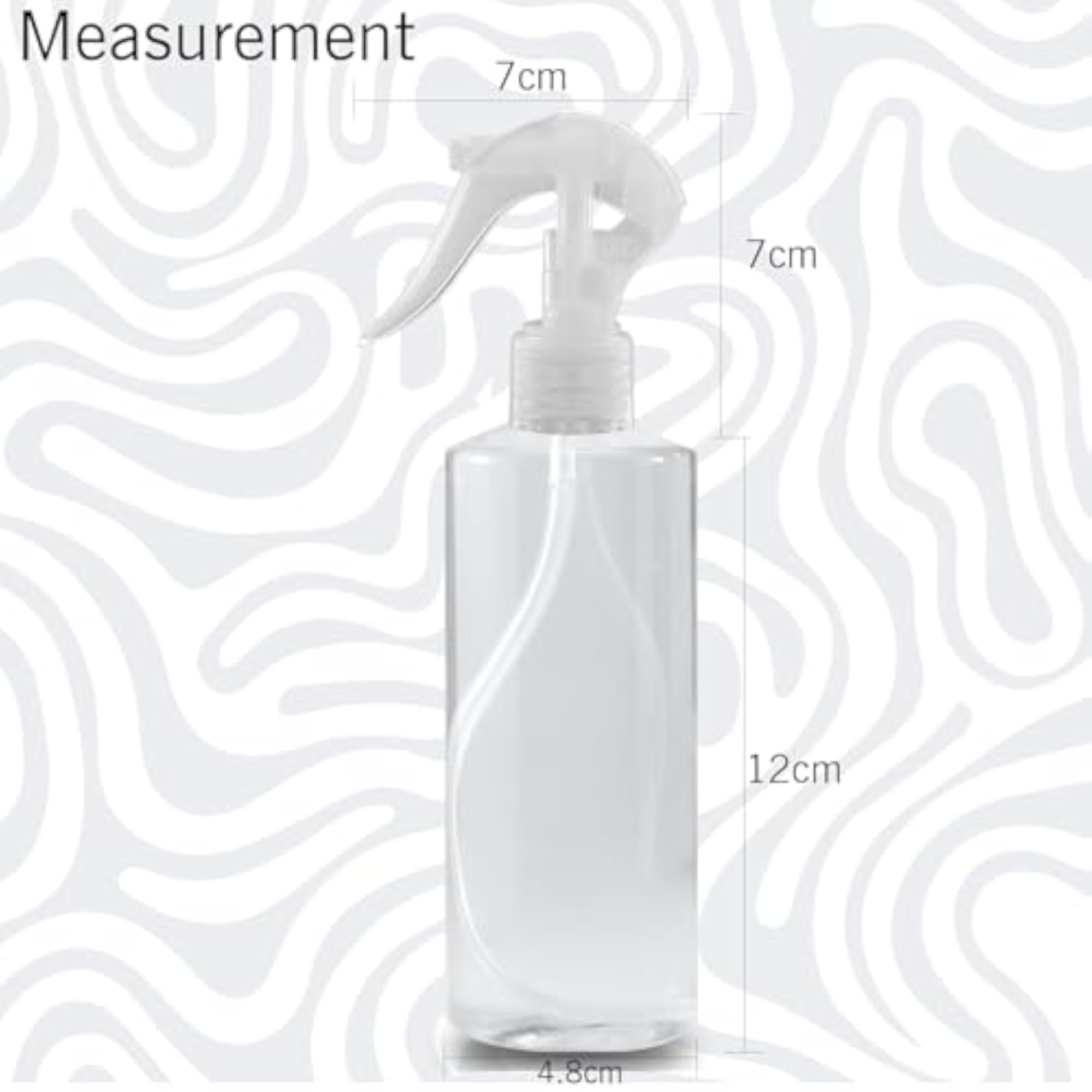 200 ML Empty Mist Trigger Plastic Spray Bottle, Pack of 1