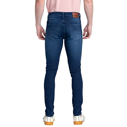 Image of Spykar Men's Skinny Fit Low-Rise Casual Jeans