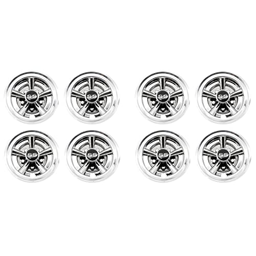 Roue de chariot de golf capuchon de moyeu 8 pouces 8 pièces pour jante de voiturette Club Car