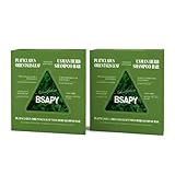 BSAPY Anti Hair Loss Shampoo Bar – DHT Blocker with Polygonum, Ginseng & Tea Tree, Strengthens Roots, Reduces Hair Fall, for Thinning Hair, Herbal Hair Growth Soap 120g *2