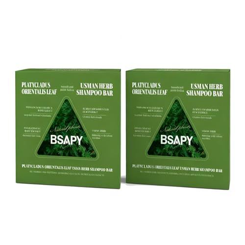 BSAPY Anti Hair Loss Shampoo Bar – DHT Blocker with Polygonum, Ginseng & Tea Tree, Strengthens...