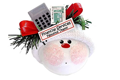Accounting Gift Christmas Glass Ornament Tax Form Calculator Hand Painted Handmade Personalized W137 1330 Ca5 #TOP5