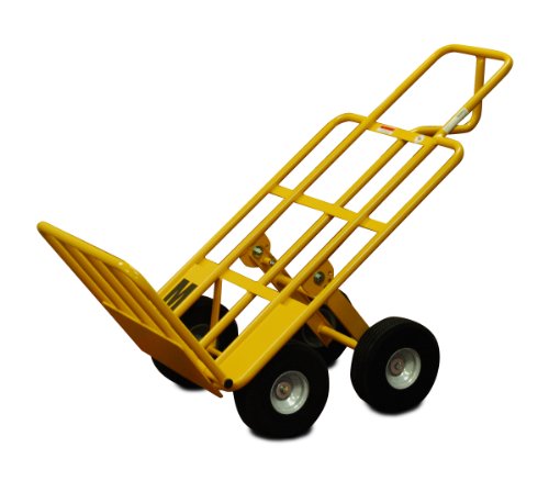 American Cart & Equipment Multi-Mover with Fold-Down Rear Wheels and Foot Plate, 750-Pound Capacity