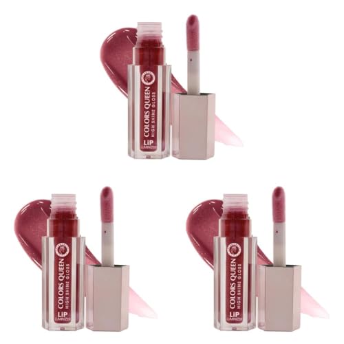 Image of Colors Queen Lip Luminizer Gloss | Non-Sticky & High Shine Glossy Finish | Gives Fuller Lip Effect & Extra Hydration | Long Lasting Lip Gloss for Women Enriched with Shea Butter (Girly, 9ml)