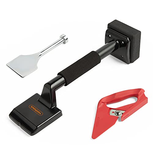 VonHaus Carpet Stretcher - Carpet Fitting Kit Includes a Cutter and Steel Bolster - Floor Fitting Kit - Tool for Laying Carpets Like a Professional - Bolster Knee Kicker Repair Kit