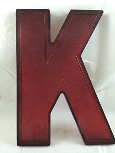 Big Red 10 Inch Tall Letters-K