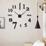 ✅[Movimiento silencioso] La función de silencio del reloj de pared SOLEDI 3D se basa en el diseño único de la marca. Reduzca el ruido de movimiento de manera efectiva, reduzca el consumo de energía y extienda la vida útil. Utiliza baterías AA (1.2 ~ 1.5V, baterías no alcalinas), certificación CE, buena calidad y larga vida útil. Date una noche tranquila en deportes silenciosos.