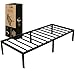 Sommier en Métal Dreamzie - pour Matelas 80x200 cm - pour Lit et Matelas Double - Résistant, Assemblage Facile, Grande Capacité de Rangement - Hauteur 36cm - Sommier Noir