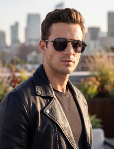Image of Fastrack Tees Grey Aviator Sunglasses for unisex