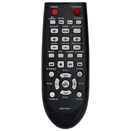 Image of AH59-02434A Replace Soundbar Remote Control AH5902434A fit for Samsung Sound Bar Speaker System HW-E450 HW-E550 HW-E551 HW-E450ZA HW-E450C HW-E550ZA HW-E551ZA HWE450 HWE550 HWE551 HWE450ZA HWE450C