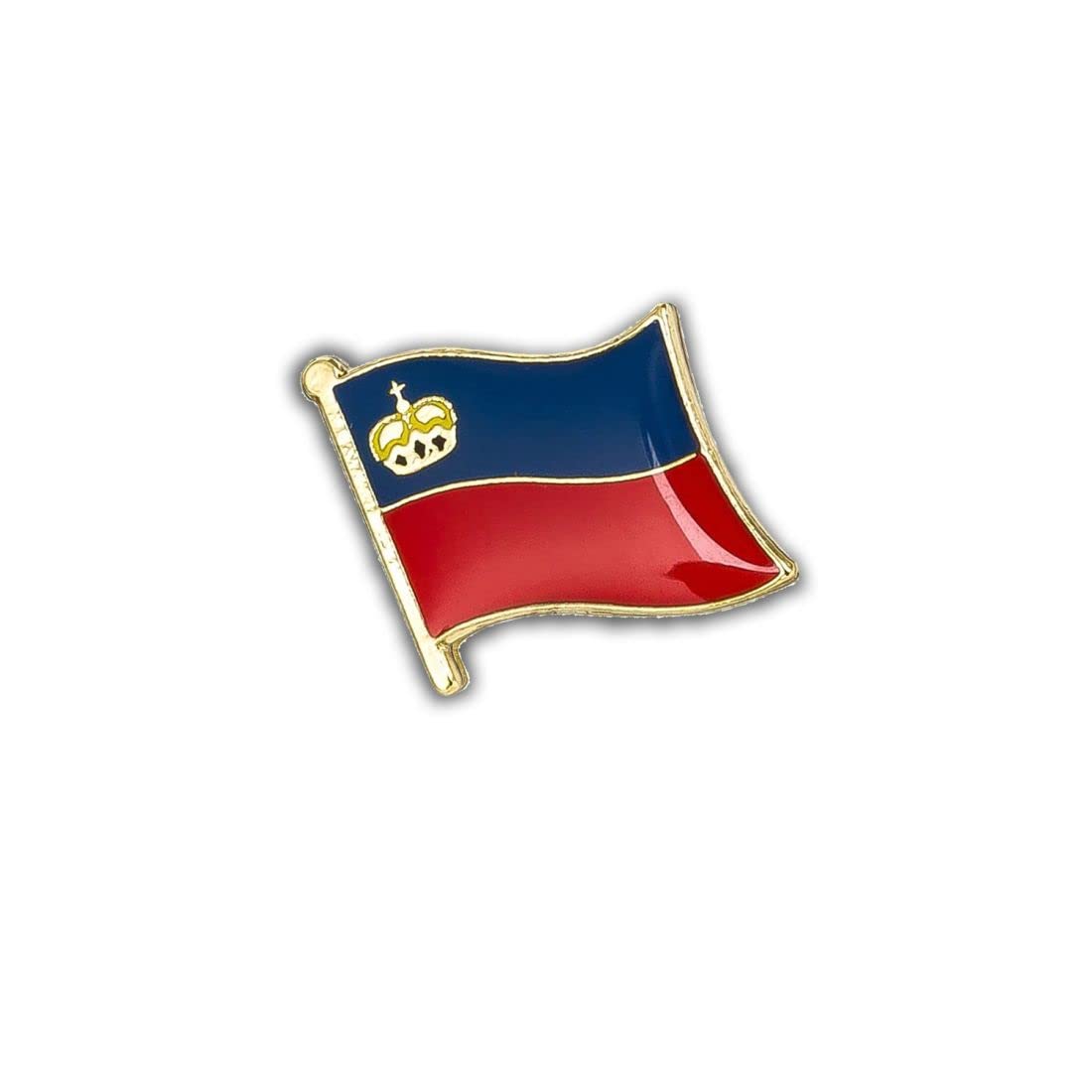 Clj Charles Le Jeune Liechtenstein Flag Pin - Floating - Flags - Quality Finish - Pin - Pin - Pin - Badge - Pins Europe, Multicolored, One size