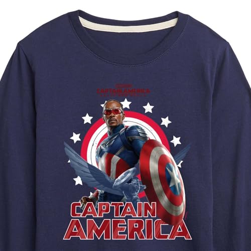Marvel Captain America: Brave New World - Sam Wilson - Toddler and Youth Kids Long Sleeve Graphic T-Shirt3