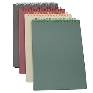 Yansanido Top Bound Spiral Notebook...