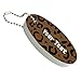 GRAPHICS & MORE Personalized Custom 1 Line Leopard Animal Print Floating Keychain Oval Foam Fishing Boat Buoy Key Float
