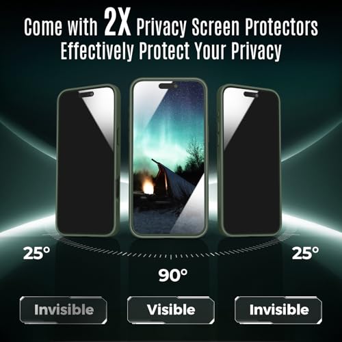Image of Symcele Designed for iPhone 16 Pro Max Case, Alpine Green