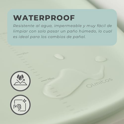 Cambiador de bebé EVA Olmitos antideslizante e impermeable de 0 a 12m 4