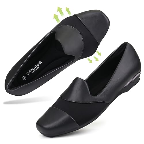 Ortho+rest Damenschuhe für Orthopädie, Hallux Valgus Kleid Schuhe, Slipper...