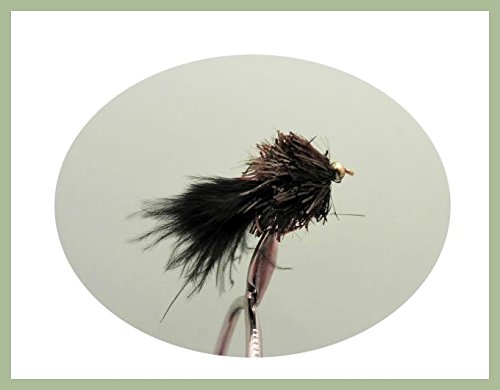 Blob Flies, 12 Pack Two Tone Colours, Size 10 , Fishing Flies