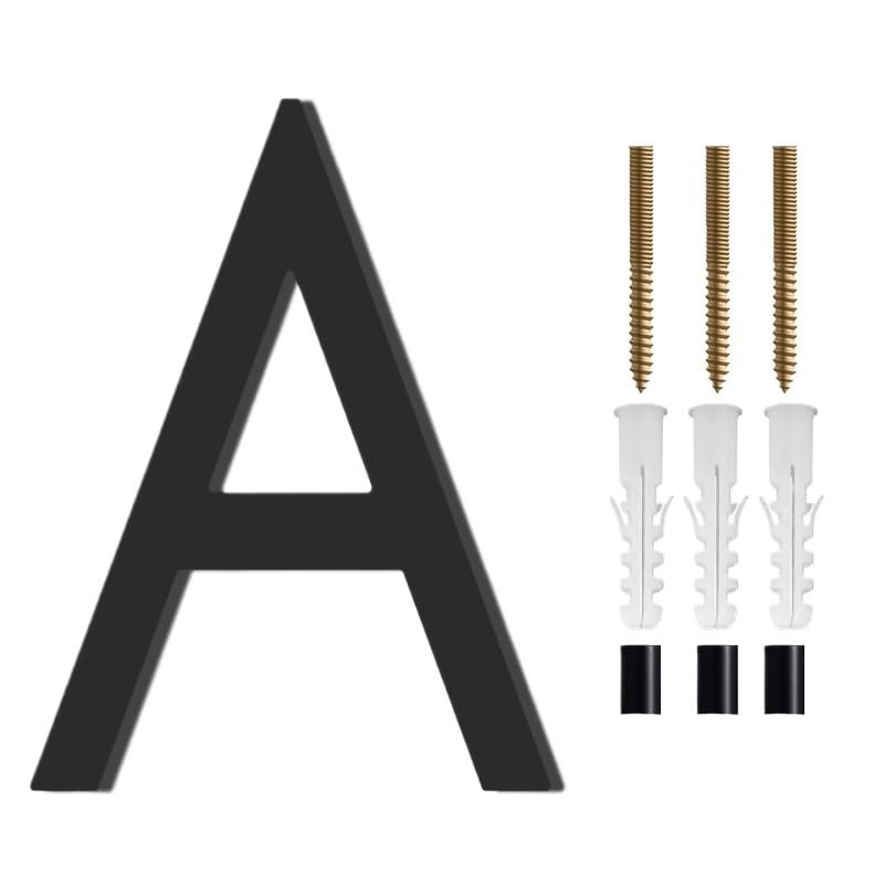 Letras flotantes para números de casa de 20cm resistentes a la intemperie exterior letra A