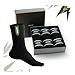 Produktbild richhoff 6 Paar Premium Bambus Socken Herren super weich für Business und Freizeit, Herrensocken ohne Naht Geschenk für Mann (DE/NL/SE/PL, Numerisch, 39, 42, Regular, Regular, Schwarz)
