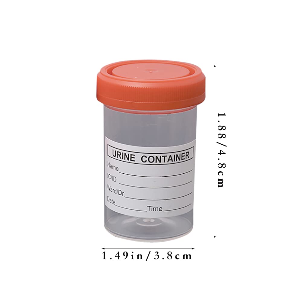 GZcaiyun 120 Flaconi Per Campioni Di Plastica Da 5 Ml, Trasparenti - Foto 7