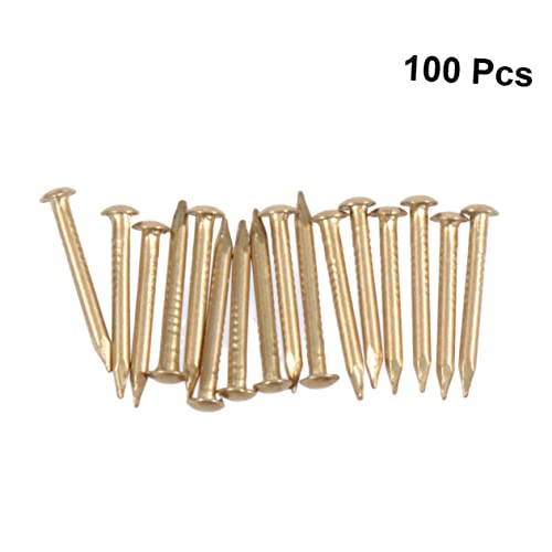 Clavos de Cabeza Redonda de Cobre 100 Piezas para Bisagras de Muebles y Caja de Madera miniatura 5