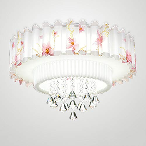 Plafonnier en cristal romantique pour grand salon et mariage chic