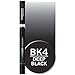 Chameleon Art Products, Chameleon Pen, Deep Black BK4, One Pen Two Nibs