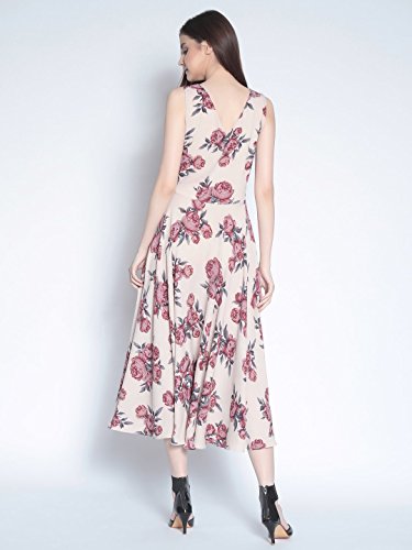 Image of Rare Women's Polyester A-Line Maxi Casual Dress