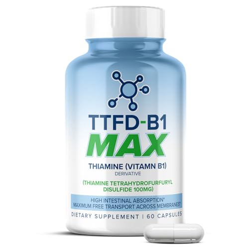MAXLIFE NATURALS TTFD Thiamine B1 Supplement 100 mg 60 Capsules