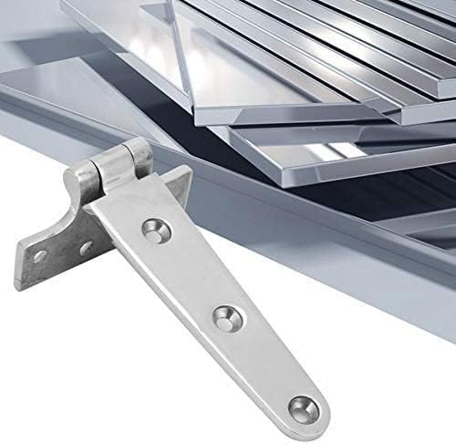 Cabinet Butt Hinge,Folding Door,Thickened Stainless Steel T Type Glass Shower Doors Home Gate Accessories 151 * 75 4.5mm Hinges