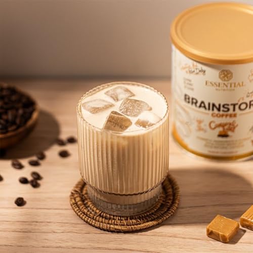 Brainstorm Coffee 274g Sabor Caramel Latte - Essential Nutrition