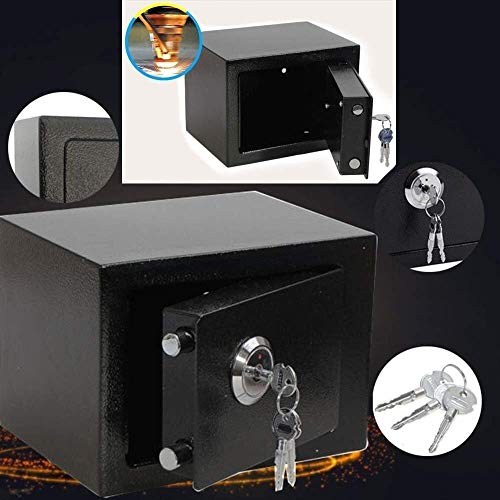 Coffre-fort à clé RLKHXBS grand format blanc de 25x35x35cm pour documents A4 et bureau - 4