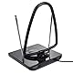 Maclean MCTV-963 Aktive DVB-T DVB-T2 Antenne, TV, Radio, Zimmerantenne, 45 dB Verstärkung, Netzteil, für UKW VHF UHF