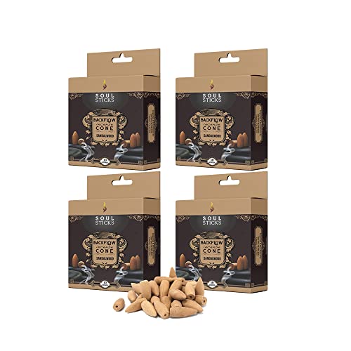 Soul Sticks Backflow Incense Cones – 40 Handmade Organic Cones