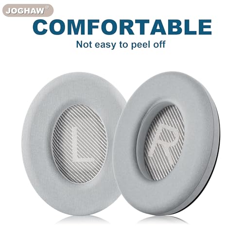 Image of Full Cooling Gel Replacement Earpads for Bose QuietComfort QC35 Headphones Ear Pads Cushions with Breathable Ice Silk Fabric, High-Density Noise Cancelling Foam - Gray