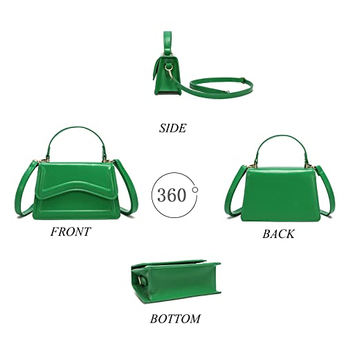 Image of SHUIANGRAN Stylish and Simple Crossbody Bag Small Square bag Purses for Women Satchel Shoulder bag Bag Purse