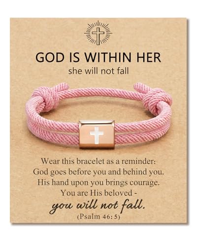 Cross Bracelet for Girls with Gift Pouch