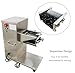 TECHTONGDA 4mm Commercial Meat Cutting Machine Stainless Steel Meat Cutter Electric Slicer Shredded Diced Replaceable Blade 1100lbs/Hour TJ-130L-B