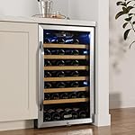 EdgeStar CWF440SZ 20 Inch Wide 44 Bottle Capacity Free Standing Wine Cooler with Reversible Door and LED Lighting - Image 2