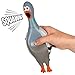 Mcphee Accoutrements Archie Soft Vinyl Novelty Gag Gift Noise Maker Squawking Pigeon