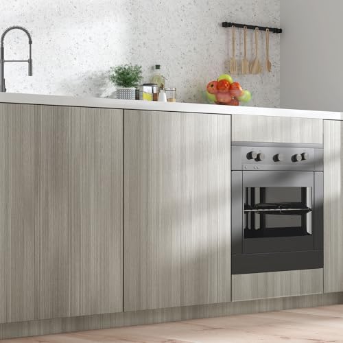 Papier peint vinyle adhesif bois clair impermeable pour etagere