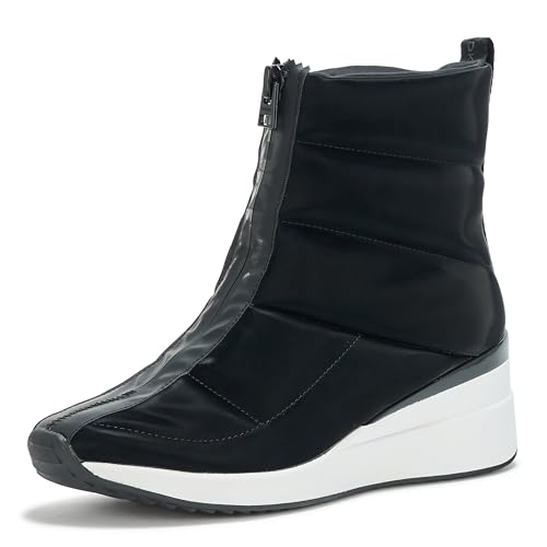 DKNY Women's Parla Zip Up Wedge Sneaker