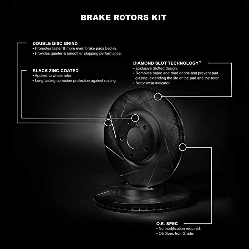 Image of R1 Concepts Front Brake Rotors Fits 1997-2005 Buick Century